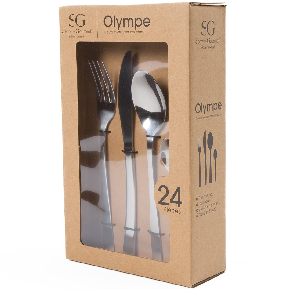 Cutlery set 24 pc Inox Olympe