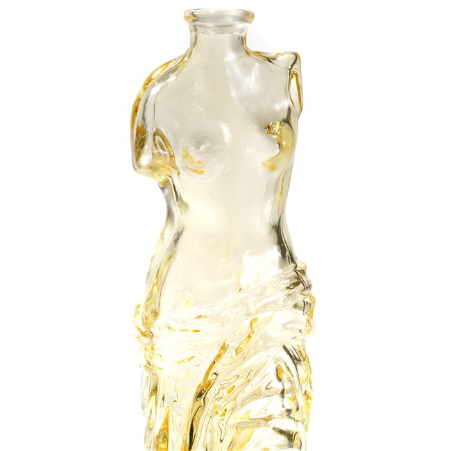 Vaza Female body, stiklas, gintaras sp., 33x10x8cm