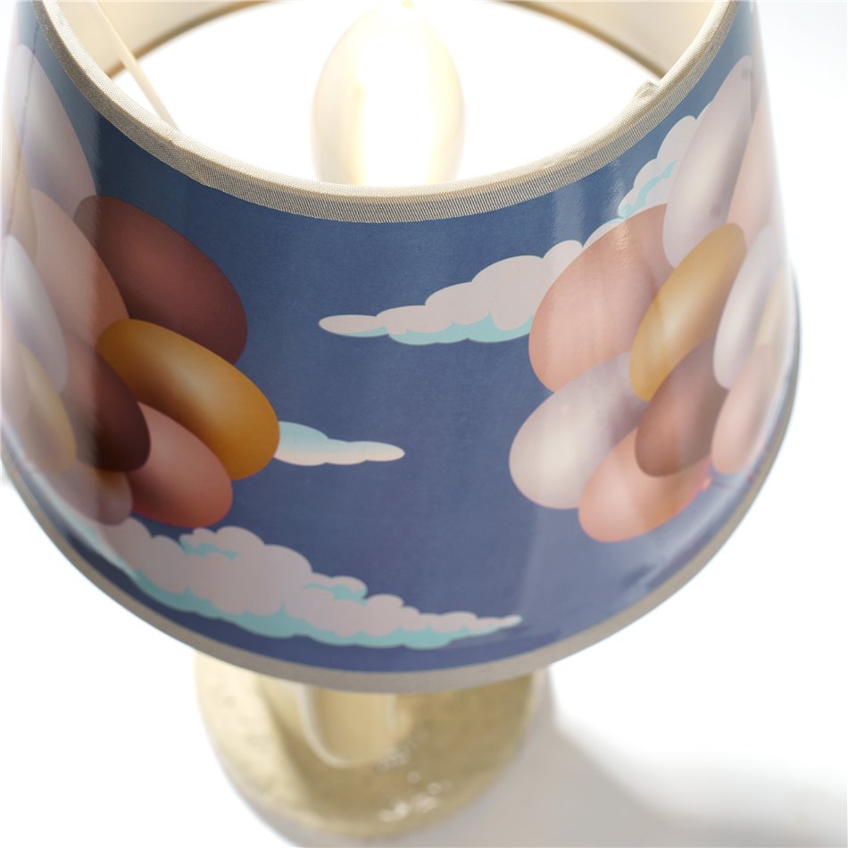 Table light Teddy, cream/blue, 35x18x18cm