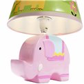 Table light Elephant, pink, 30x20x20cm E14 1x40W(MAX)