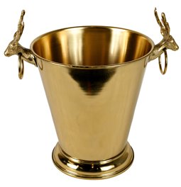 Ice bucket w/ Reindeer handle, 28.5x34x23cm