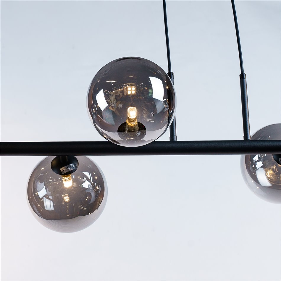 Потолочная лампа Rade II, дымчатая, L110x35xH50см, G9x6 