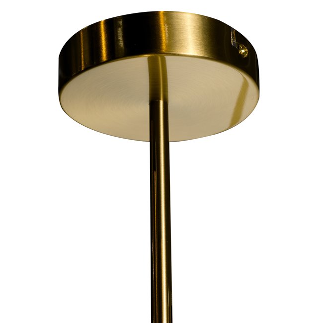 Ceiling lamp Rados cognac, brass, 28x120cm, G9 LED x7, MAX5W