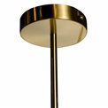 Ceiling lamp Rados cognac, brass, 28x120cm, G9 LED x7, MAX5W