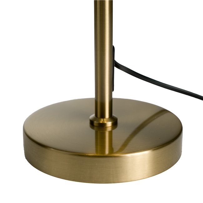 Table lamp Rade cognac/brass, 24x19xH48cm,G9LEDx4, 5W(MAX)