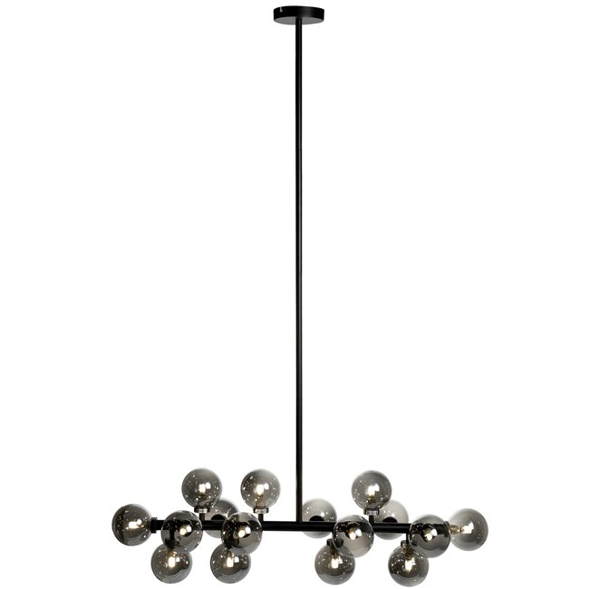 Pendant lamp Redea black, 110x30x120cm, G9x16