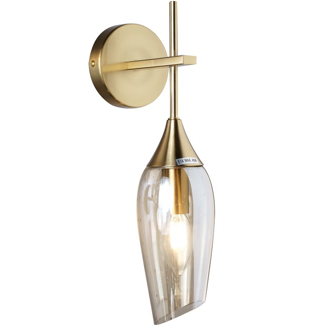 Wall lamp Bella cognac, D11xH33cm, E27x1, max 20W
