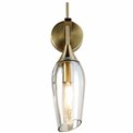 Wall lamp Bella cognac, D11xH33cm, E27x1, max 20W