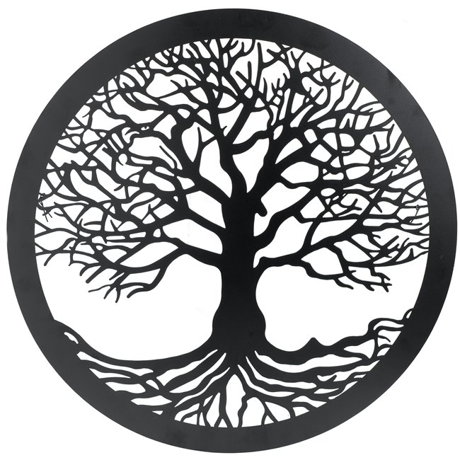 Настенный декор Tree of life, металл, 40cm