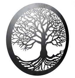 Sienos dekoracija Tree of life, metalas, 40cm
