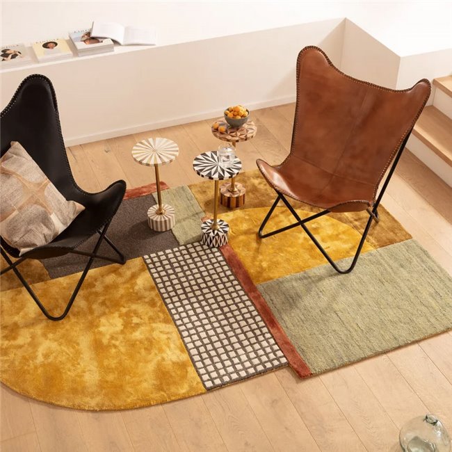 Cтолик Domero Geo, коричневый, H50 D25cm