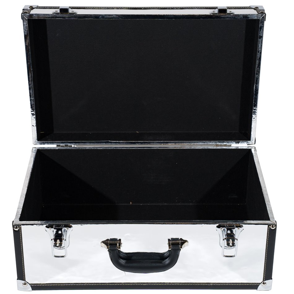 Коробка Maella L, серебряная, 29x48x20cm