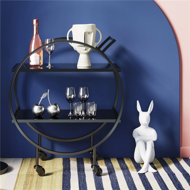 Декоративная фигурка Gangster Rabbit, белая, 39x26x15cm