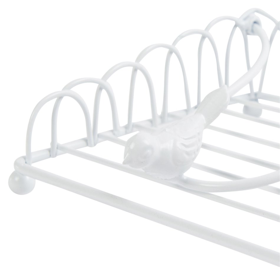 Napkin holder Ria S, white, 14x14cm