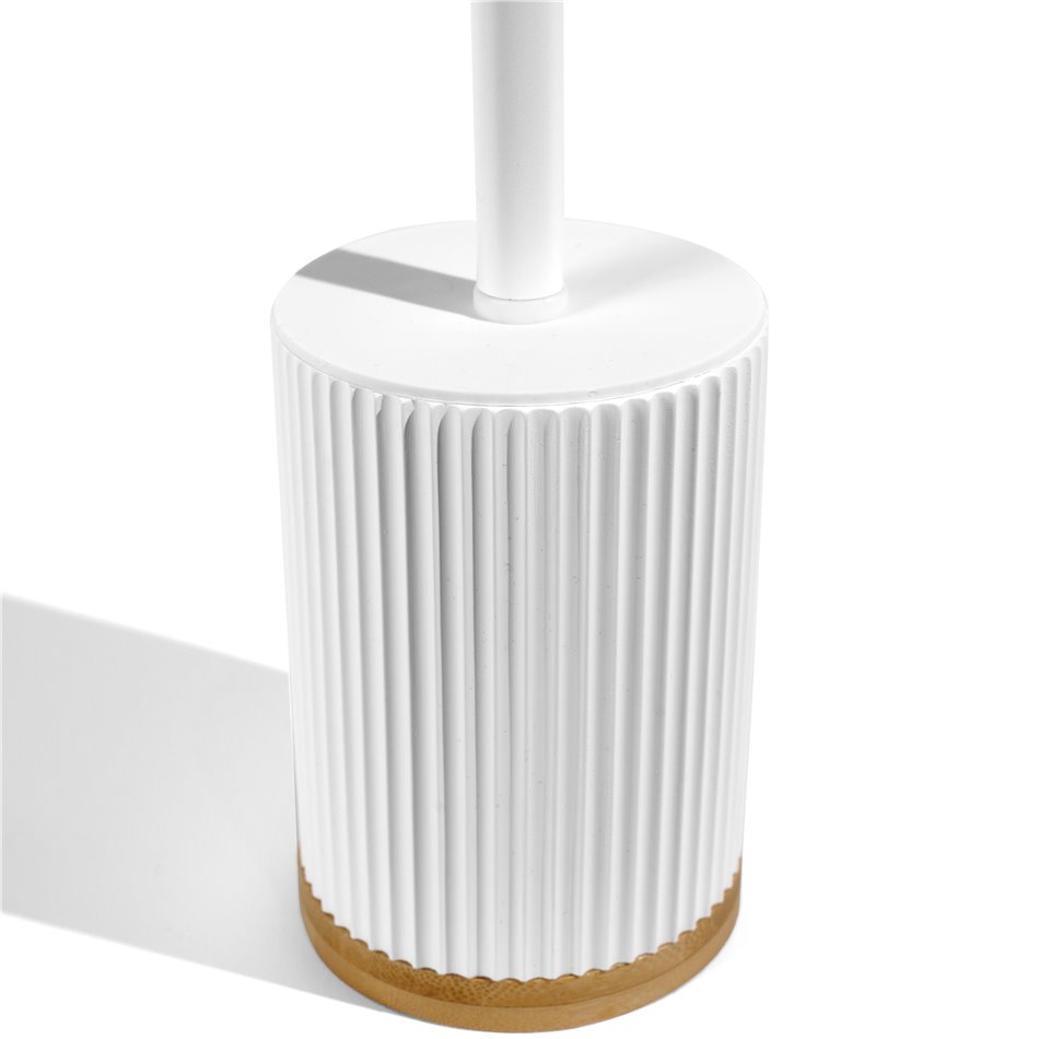 Toilet brush Modern, white,  H40, D9.5cm