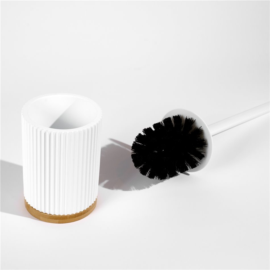 Toilet brush Modern, white,  H40, D9.5cm