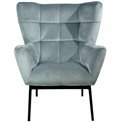 Armchair Olten, l.blue, H101x78x75cm