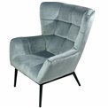 Armchair Olten, l.blue, H101x78x75cm