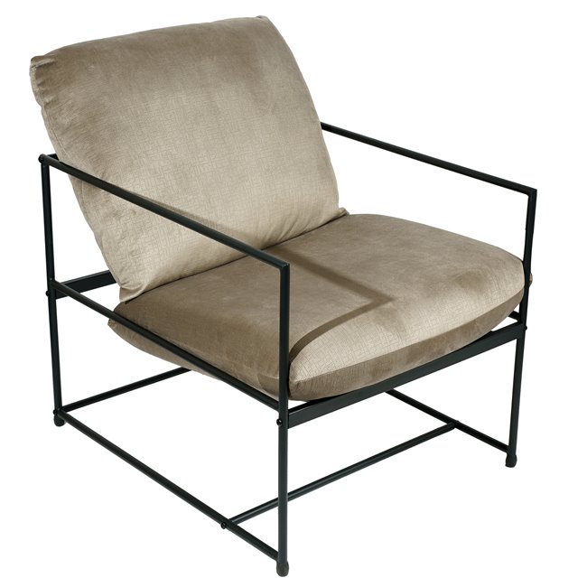 Armchair Oltenita, grey, H80x64x75