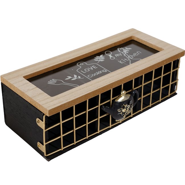 Tea Box Love cooking, 24x10x7cm 