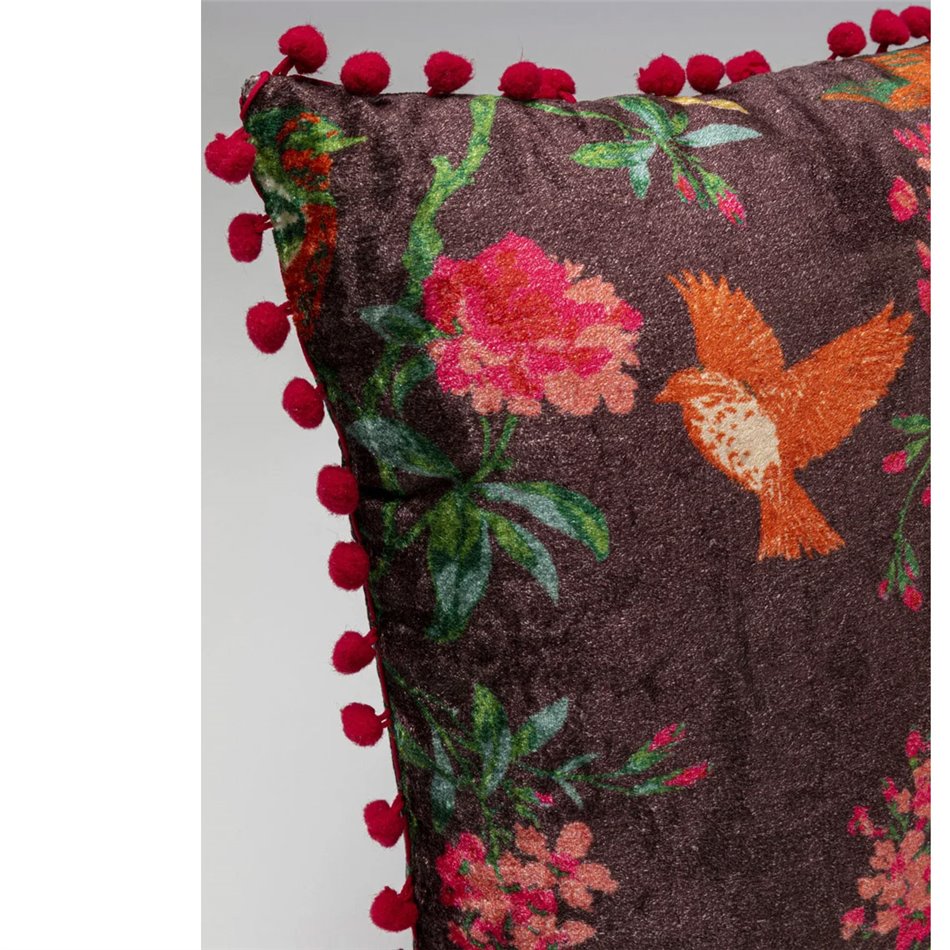 Cushion Birdie Flower, 40x40cm