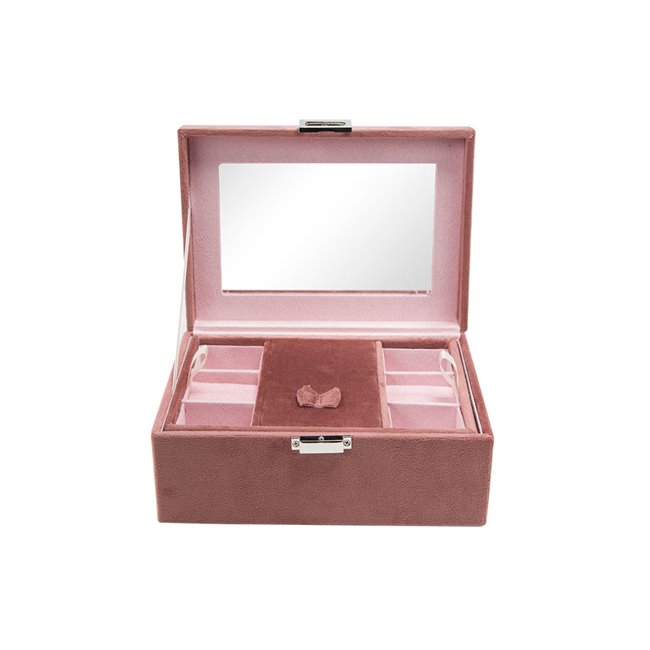 Jewellery box Turano, old rose, 21x15x10cm