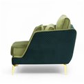 Kėdė HILLARY, žalios sp, 85x100x84cm, sėdimosios vietos aukštis 44cm
