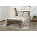 Bed cover Juta, taupe, velvet, 160x220cm