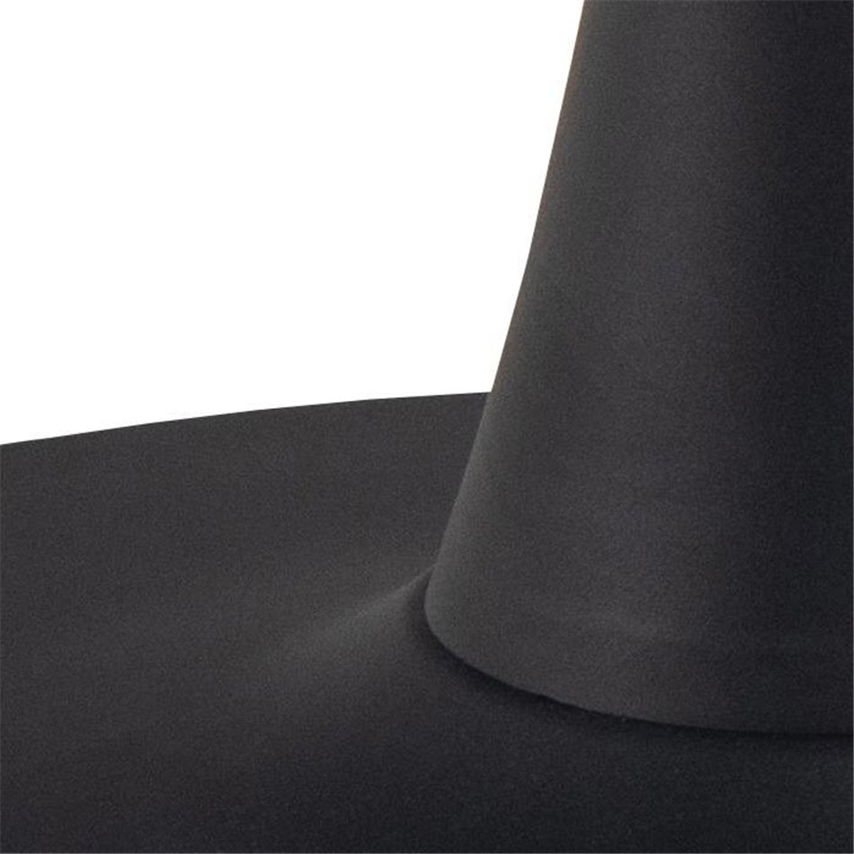 Dining table Amalta, black ceramic, 75x90x90cm