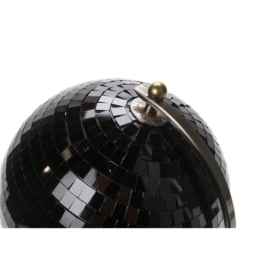 Декор Globe disco, черный, стекло/металл/пвх, H30cm