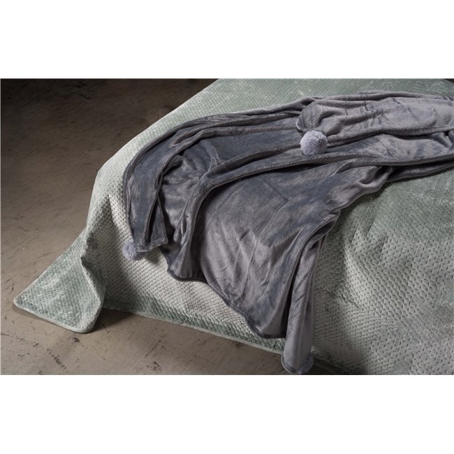 Blanket Mellow anthracite, 130x160cm