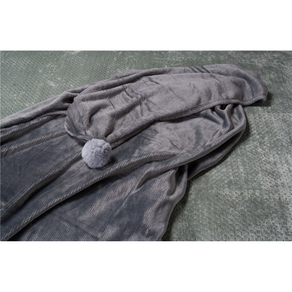 Blanket Mellow anthracite, 130x160cm