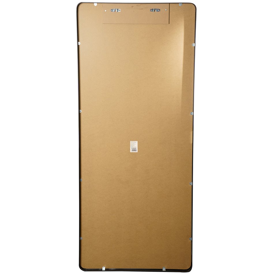 Mirror Idena, black, 140x60x3.5cm