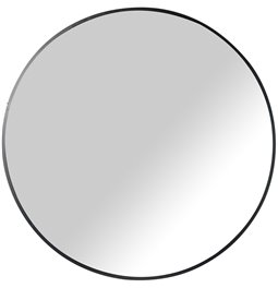 Mirror Iskaro, black, D70cm