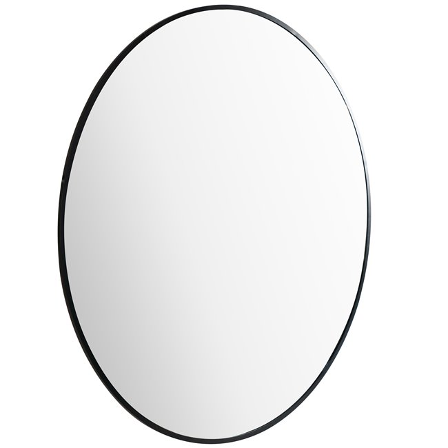 Mirror Iskaro, black, D70cm