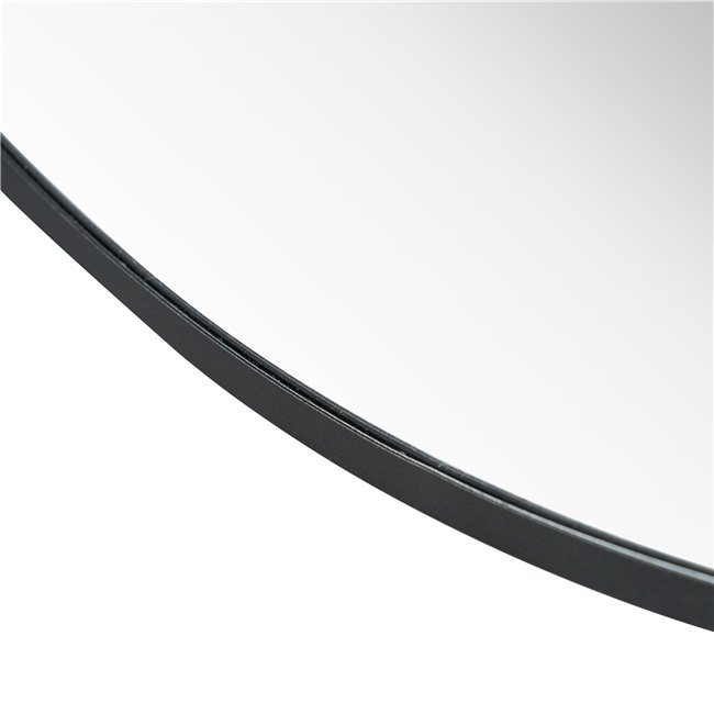 Mirror Iskaro, black, D70cm