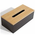 Tissue box Modern, charcoal, 25x13x9cm