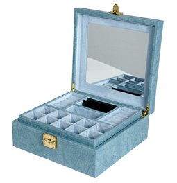 Papuošalų dėžutė Hamilton Blue, 28x26x10.5cm