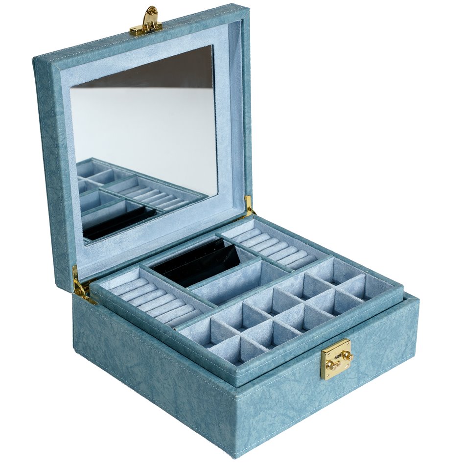 Jewellery box Hamilton Blue, 28x26x10.5cm