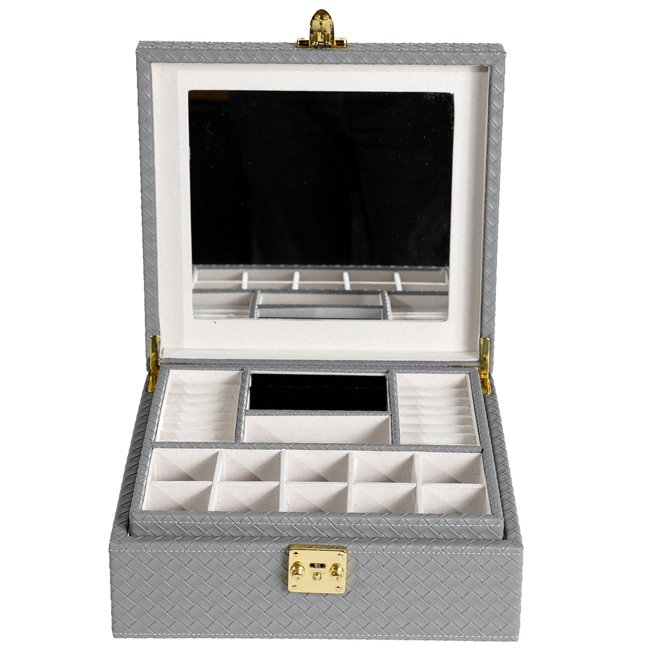 Jewellery box Hamilton GRY, 28x26x10.5cm