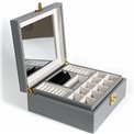Jewellery box Hamilton GRY, 28x26x10.5cm