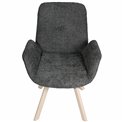 Chair Sanga 21, 180 degr.return funk.,dark grey, 61x61xH84cm