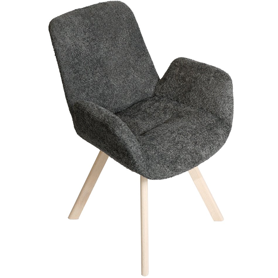 Chair Sanga 21, 180 degr.return funk.,dark grey, 61x61xH84cm