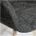 Chair Sanga 21, 180 degr.return funk.,dark grey, 61x61xH84cm