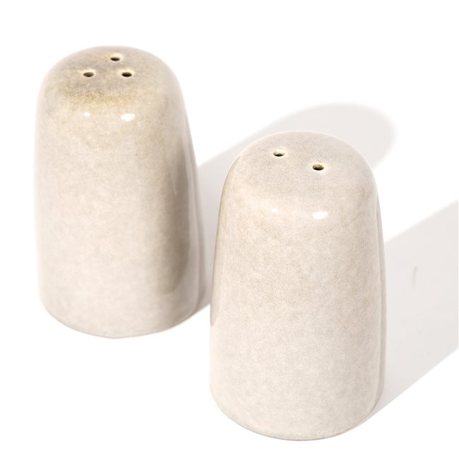 Salt and pepper set Callie, taupe, D4 H8.2cm