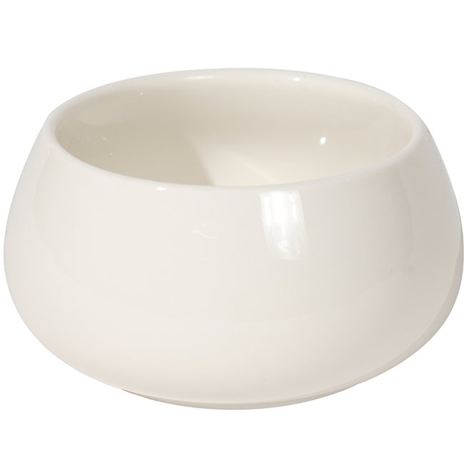 Bowl Nora, white, H5.4 D10cm