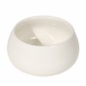 Bowl Nora, white, H5.4 D10cm
