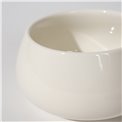 Bowl Nora, white, H5.4 D10cm