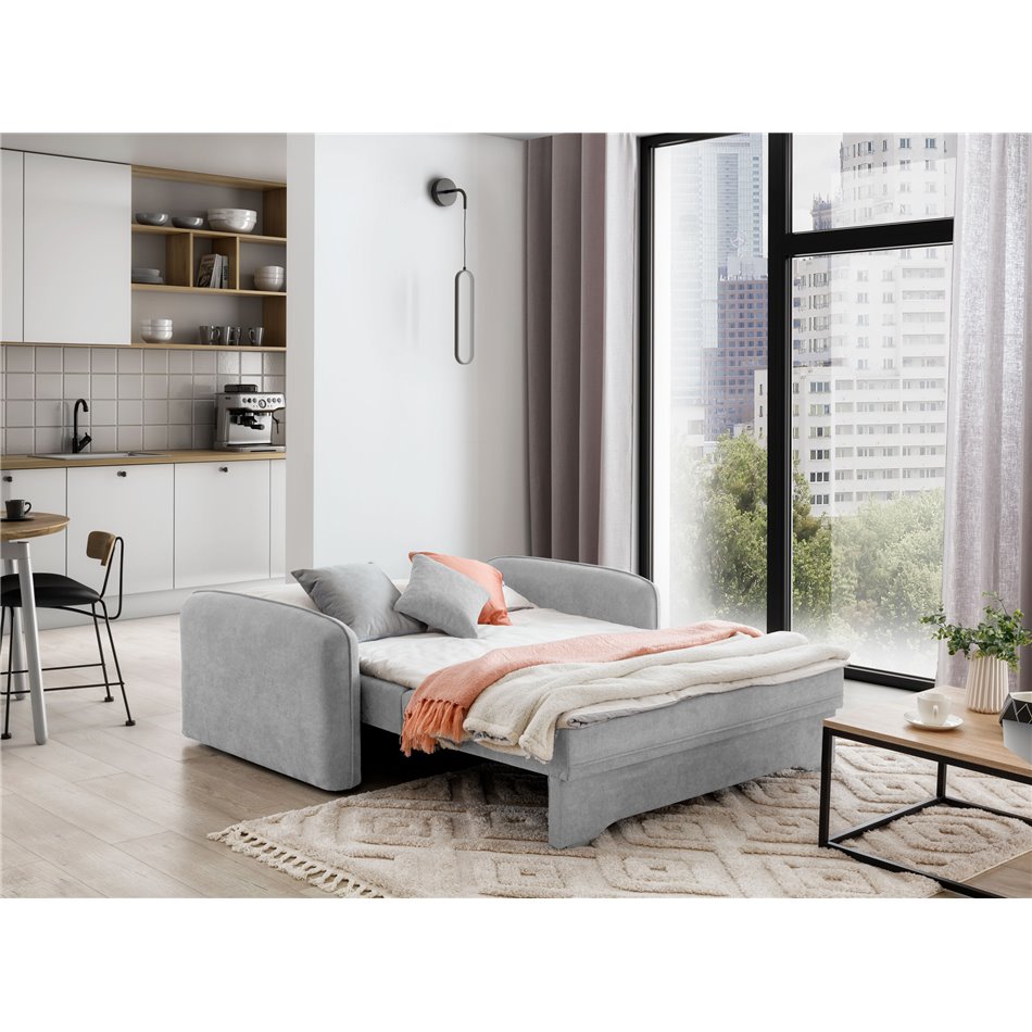 Sofa bed Elaine, Poco 3, gray, H75x155x105cm