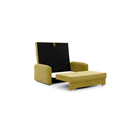 Sofa bed Elaine, Poco 50, yellow, H75x155x105cm